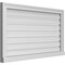 Ekena Millwork Vertical Surface Mount PVC Gable Vent: Functional, w/ 2"W x 2"P Brickmould Sill Frame, 38"W x 22"H GVPVE38X2203SF - alternate 4